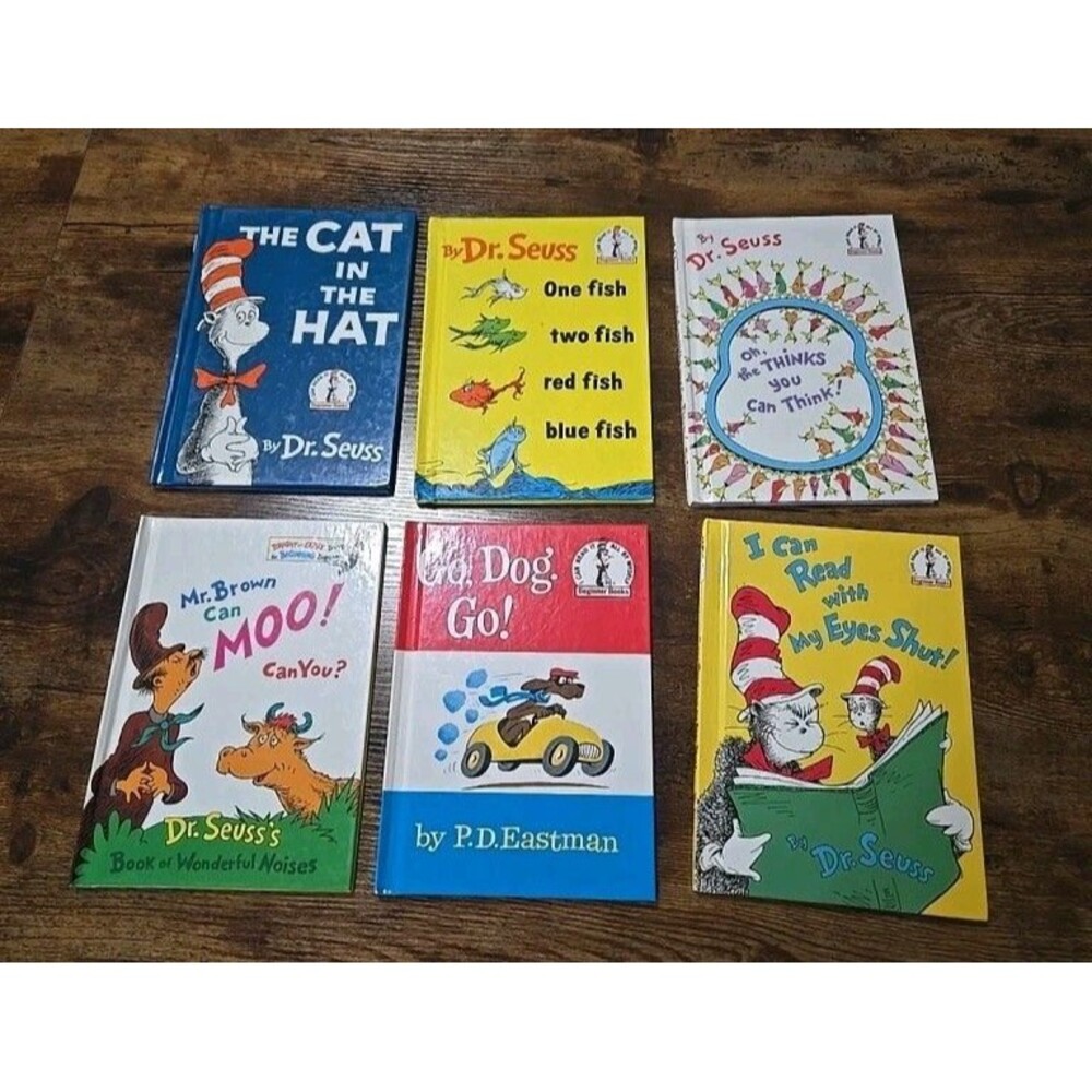Dr Seuss 6 Pack Hardcover Books